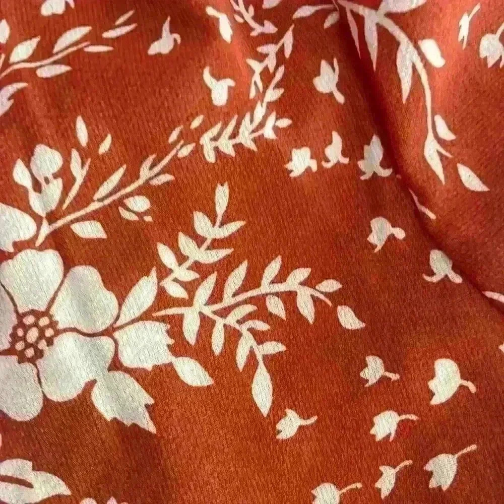 Rust Floral Here Comes The Sun Dress Size Large​ - Picture 6 of 9